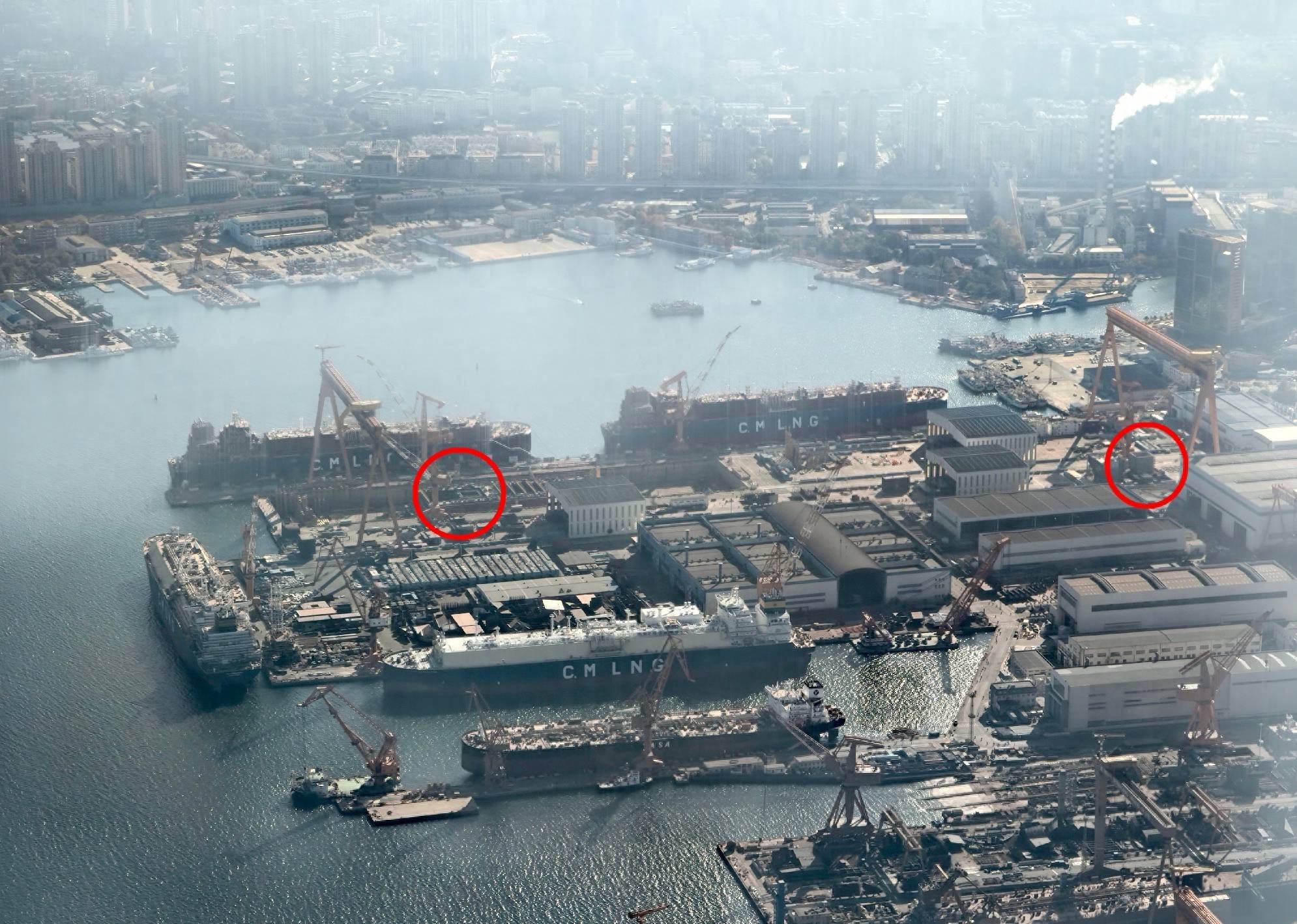 皇冠信用网登2代理申
_大连船厂高清照有了！南北船厂齐开工皇冠信用网登2代理申
，核常并行显神威